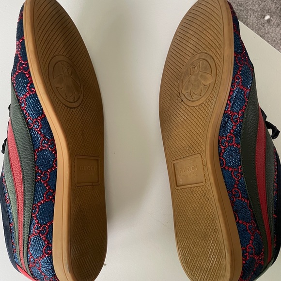 GUCCI lurex bowling sneakers - Picture 5 of 8